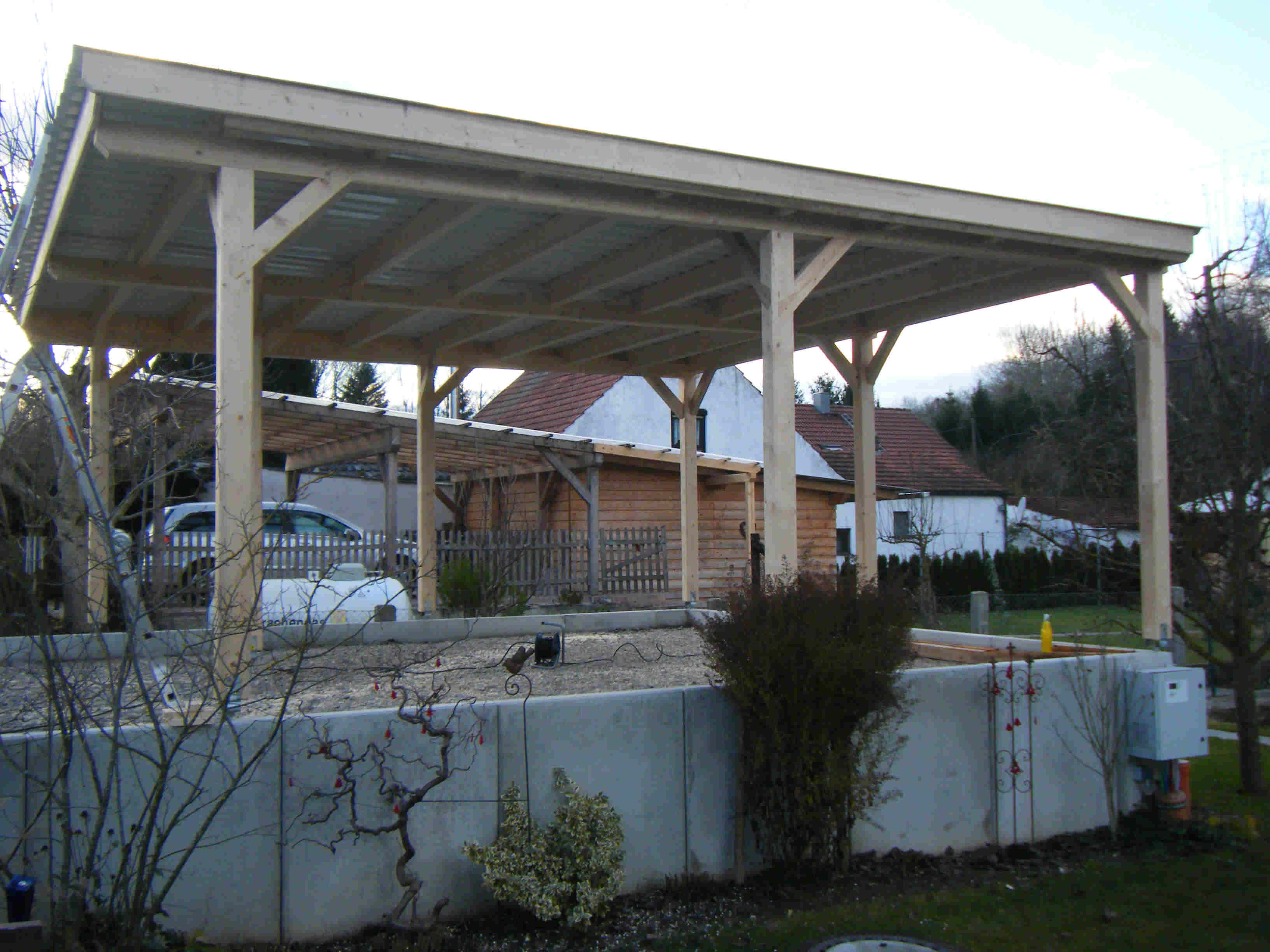 Carport (gefertigt von Andreas Klusch)